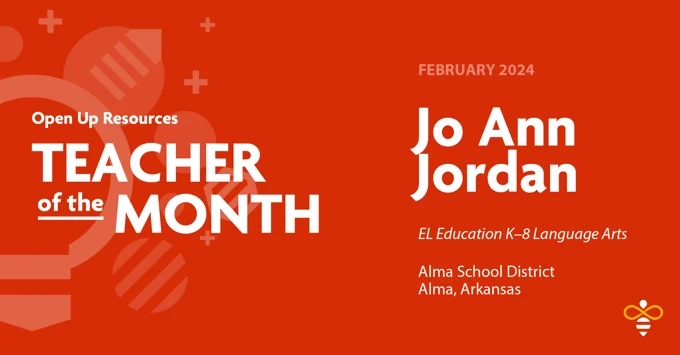 Jordan Selected as National Teacher of the Month for February 2024