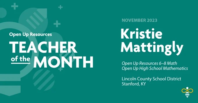 Kristie Mattingly Selected as National Teacher of the Month for November 2023