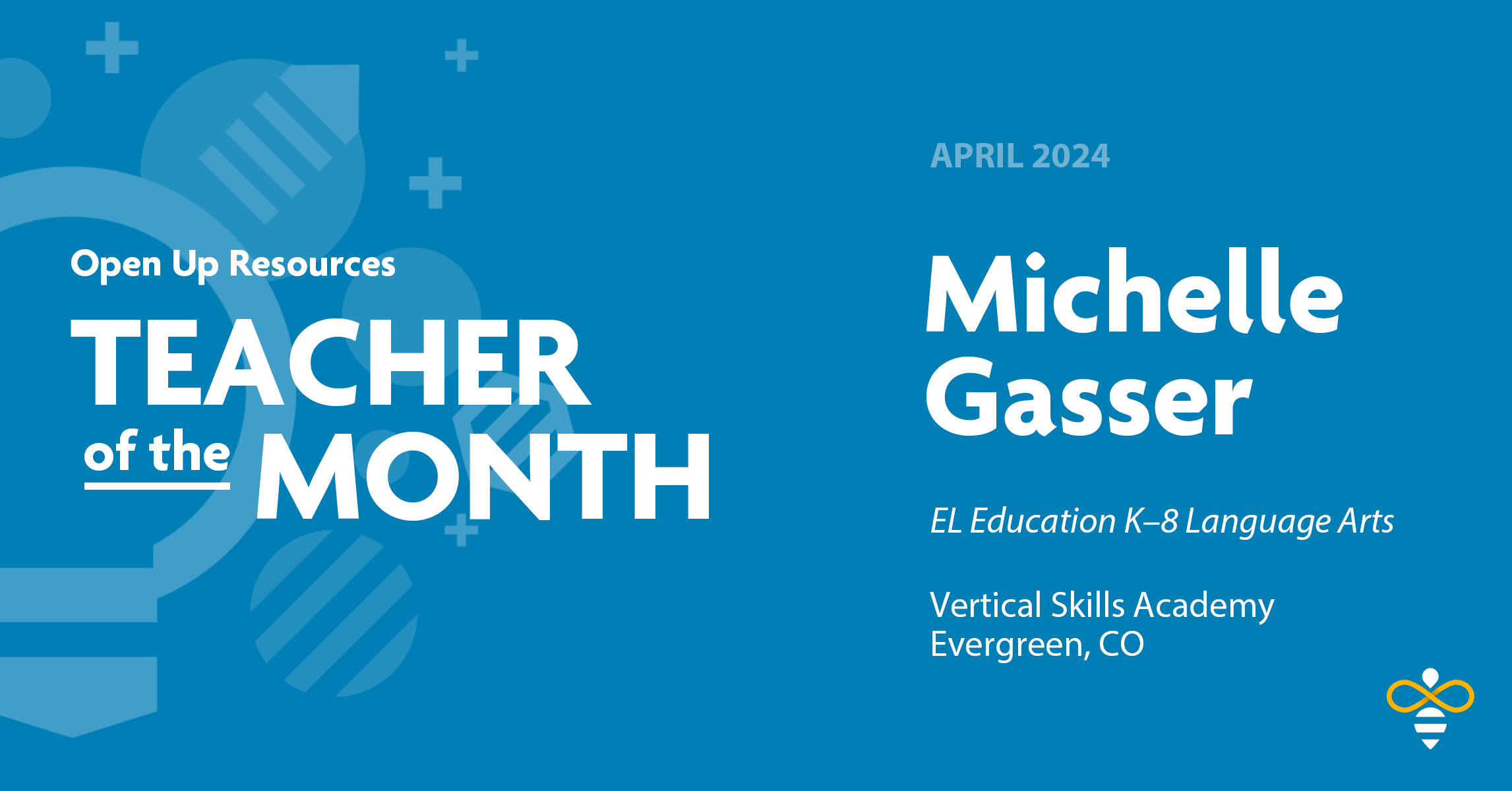 Gasser Selected as National Teacher of the Month for April 2024