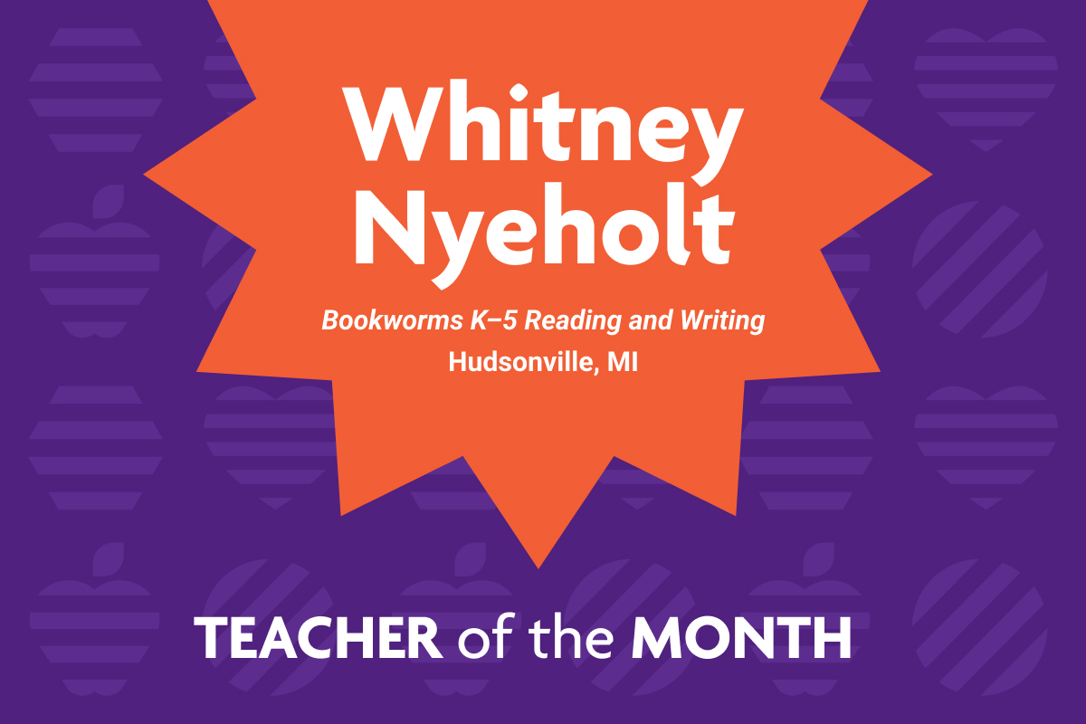 Nyeholt Selected as National Teacher of the Month for September 2024