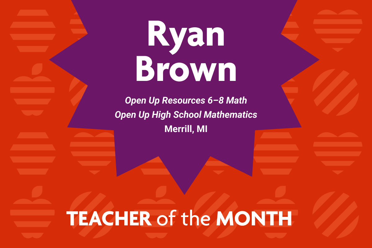 Brown Selected as National Teacher of the Month for October 2024