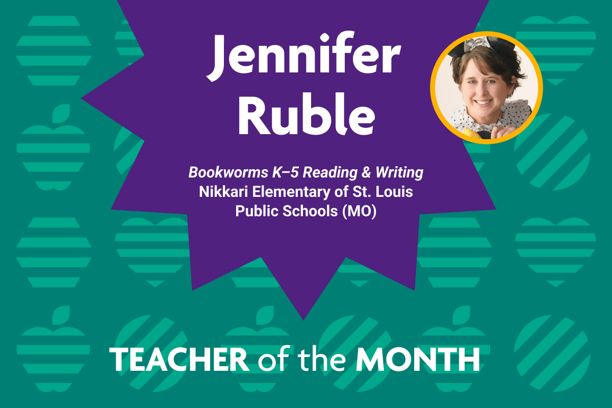 Ruble Selected as National Teacher of the Month for April 2025