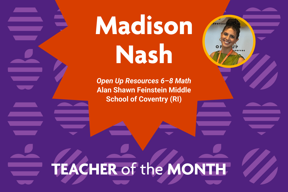 Nash Selected as National Teacher of the Month for May 2025