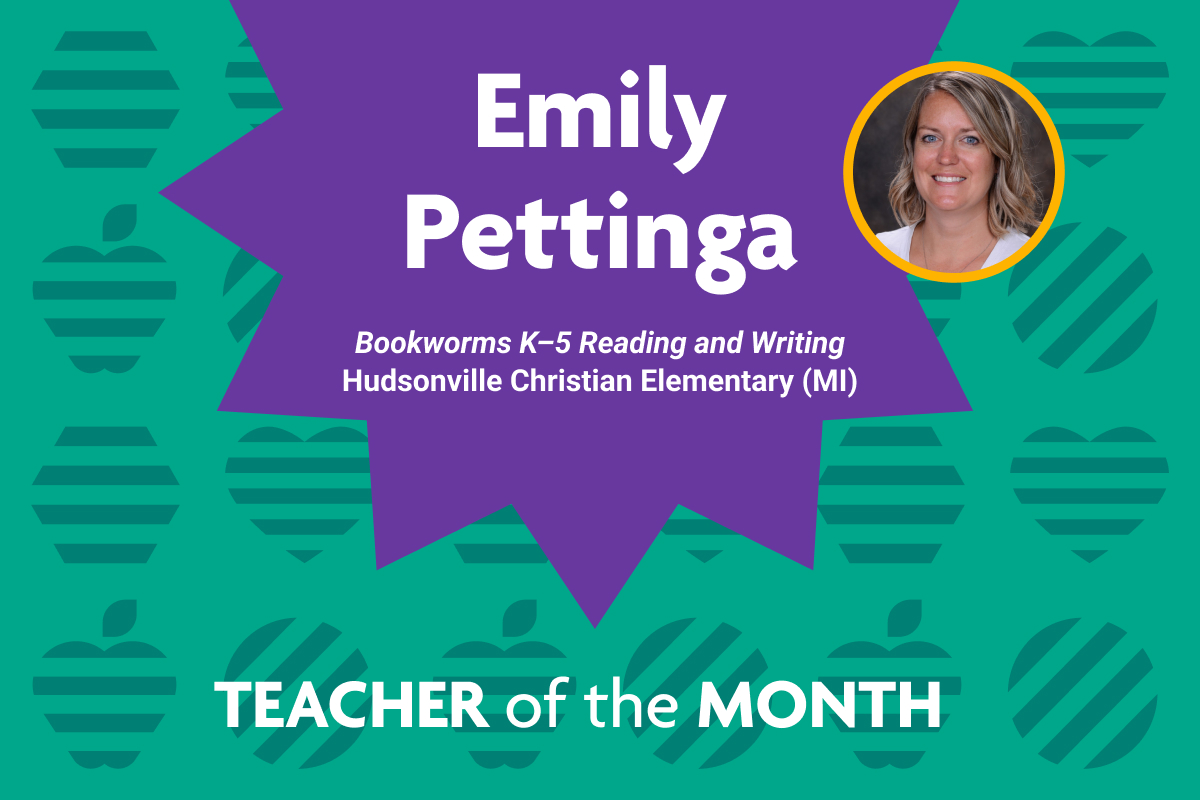 Pettinga Selected as National Teacher of the Month for September 2025