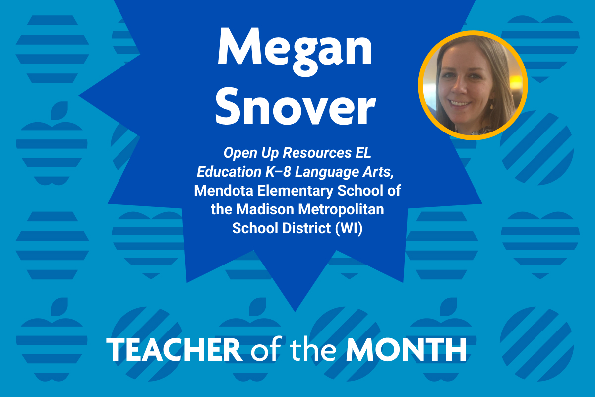 Snover Selected as National Teacher of the Month for December 2025