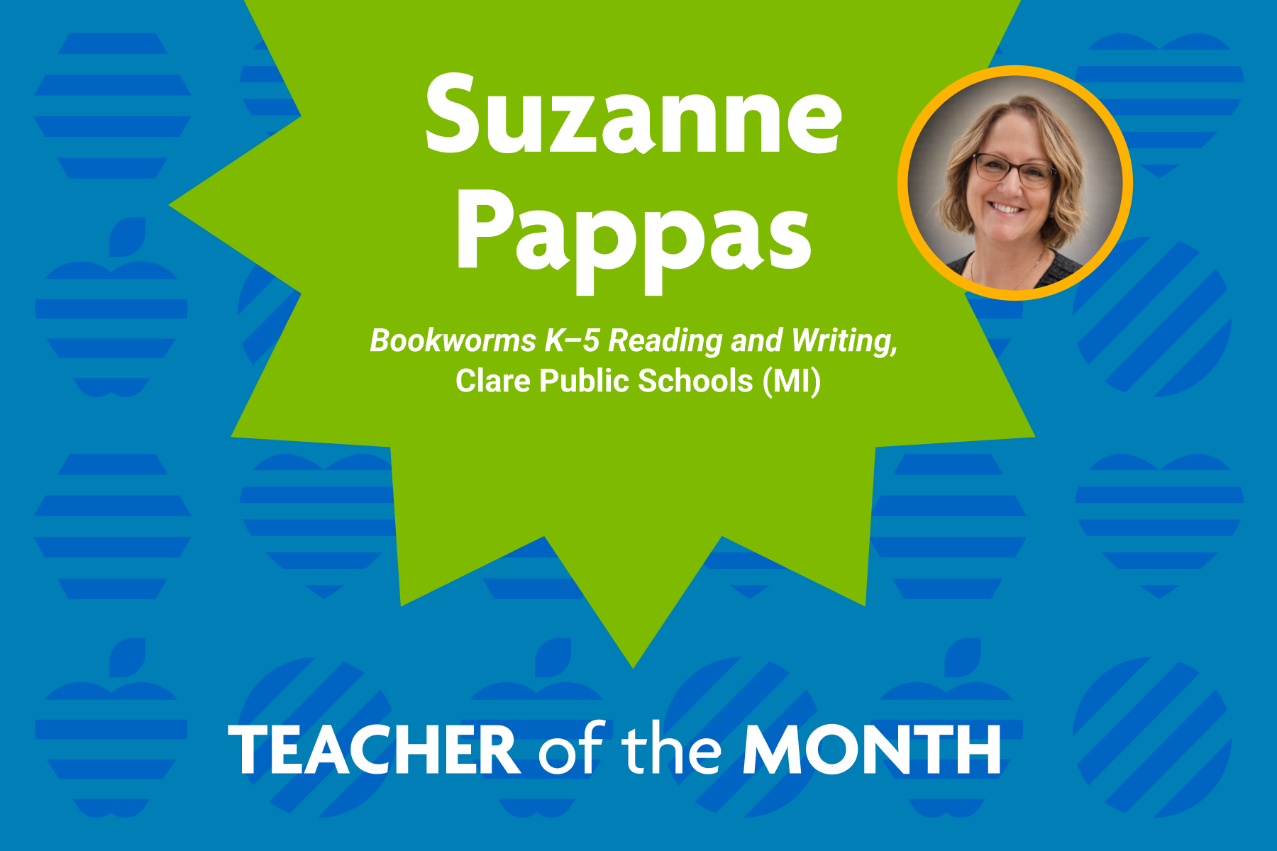 Pappas Selected as National Teacher of the Month for March 2026