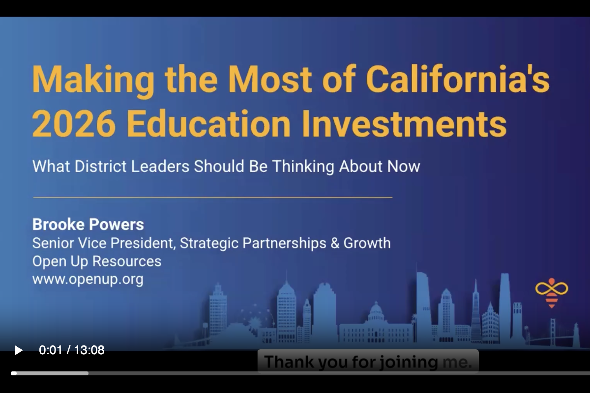 WATCH: What California’s 2026-27 Budget Is Really Telling District Leaders